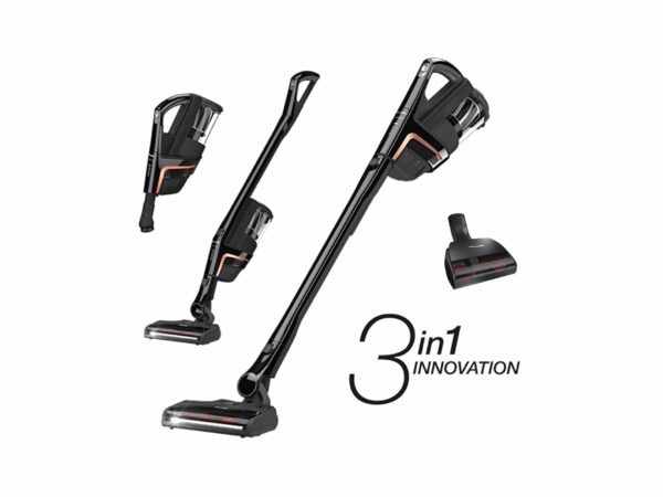 Miele Triflex HX1 Battery Powered Stick Vacuum for Cat & Dog; Bagless & in Obsidian Black;